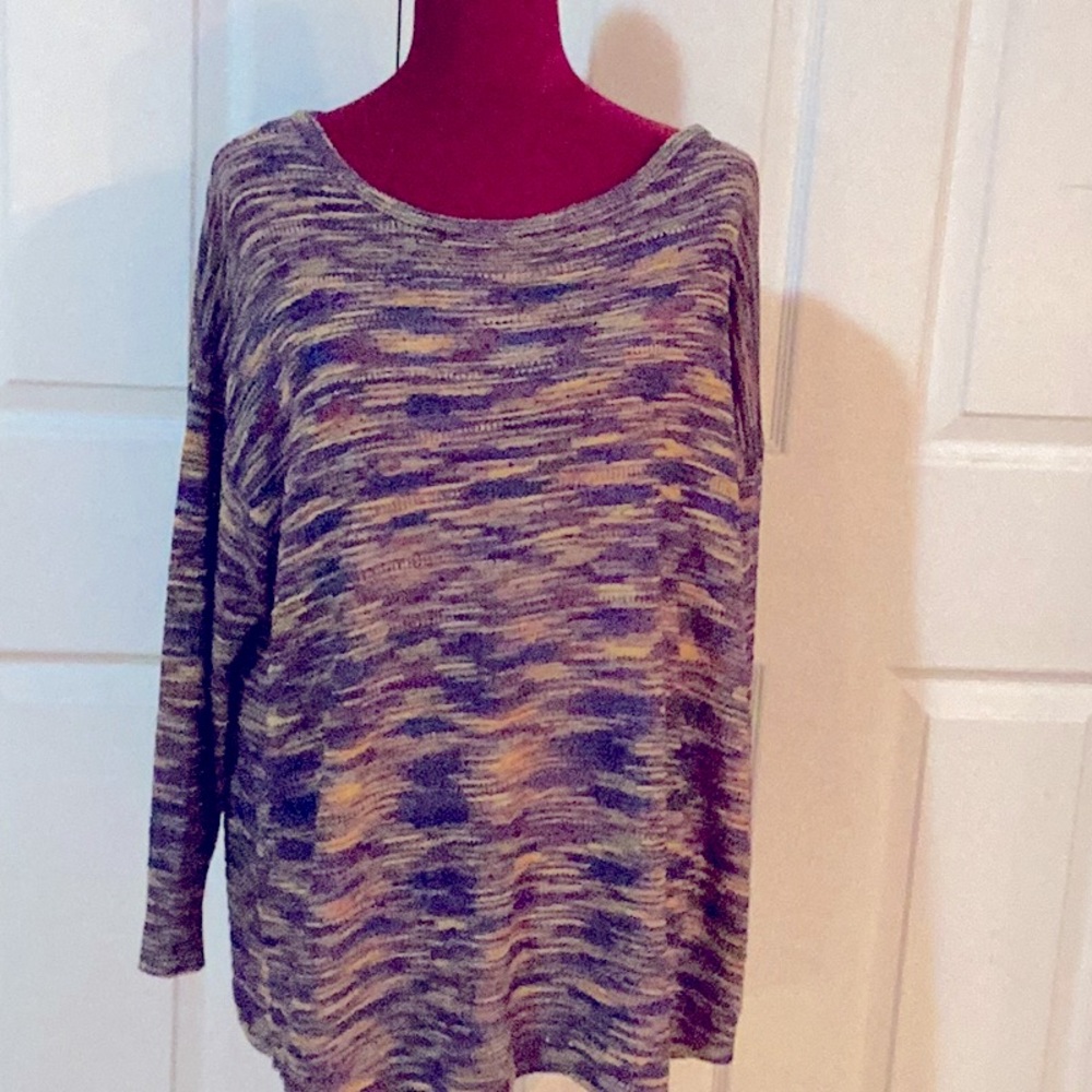Ruby Road XL oversized lightweight pullover sweater for fall  great colors!